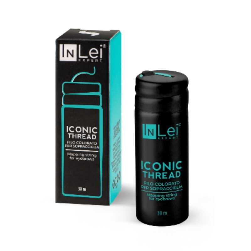 In Lei®  "ICONIC THREAD" Professional – Augenbrauenfaden, türkisgrün, 30 m