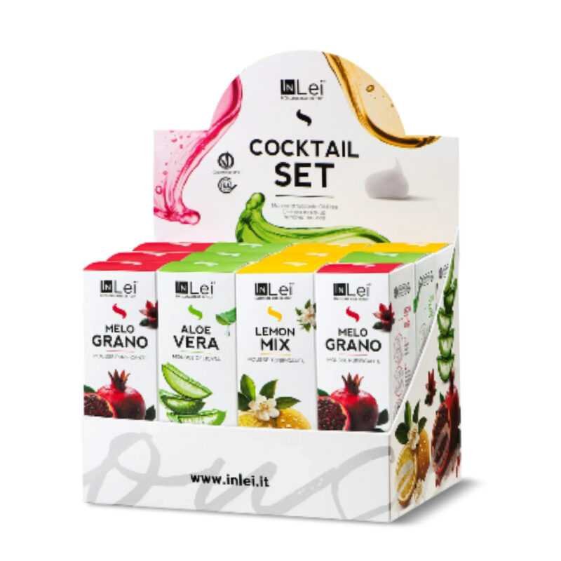 InLei® "MOUSSE COCKTAIL SET" Thekendisplay TRAVEL SIZE 12 x 50 ml