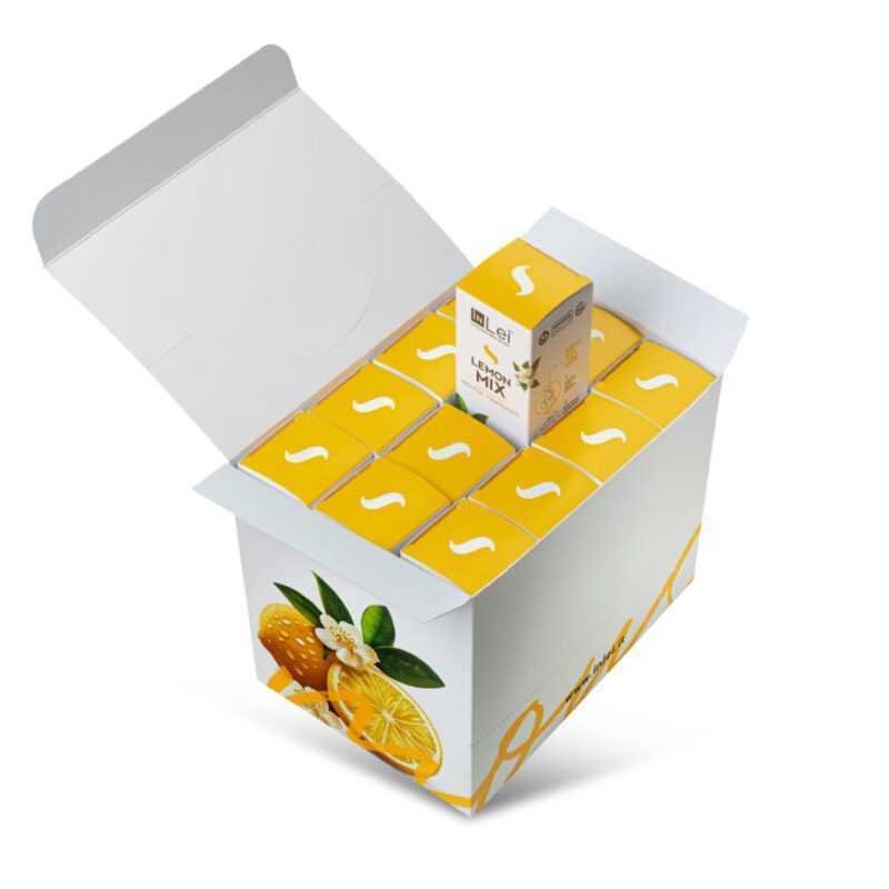 InLei® "MOUSSE LEMON MIX" Thekendisplay TRAVEL SIZE 12x50 ml – Bild 2