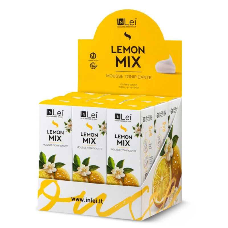 InLei® "MOUSSE LEMON MIX"  Thekendisplay TRAVEL SIZE  9 x 100 ml