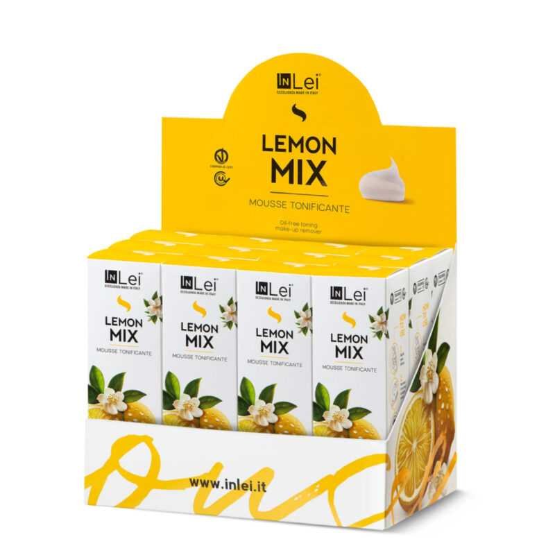 InLei® "MOUSSE LEMON MIX" Thekendisplay TRAVEL SIZE 12x50 ml