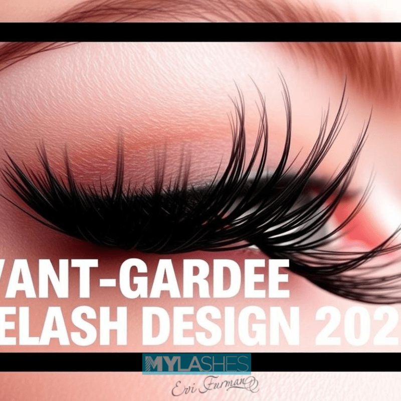 Avantgarde-Wimperndesign futuristische Trends