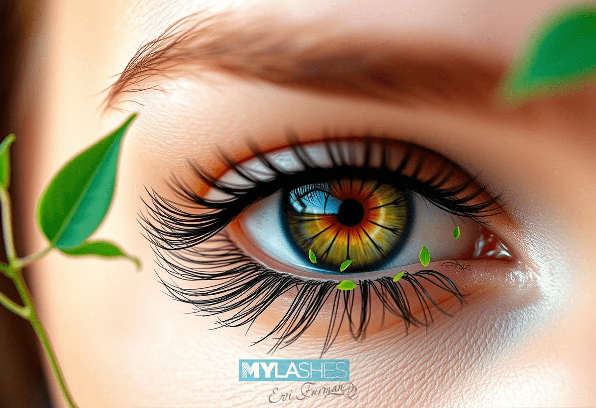 Illustration for section: Nachhaltigkeit spielt eine entscheidende Rolle in der Zukunft der Wimpernindustrie. Verbraucher zeig - wimpernvisionen 2025